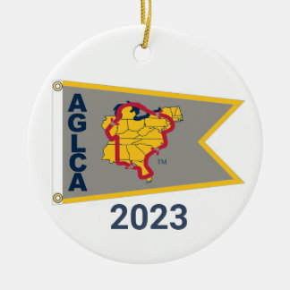 Platinum Burgee (2023) Keramisk prydnadsföremål Julgransprydnad Keramik