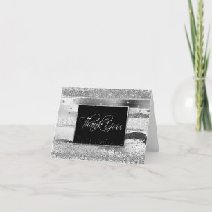 Platinum Glitter - tackkort