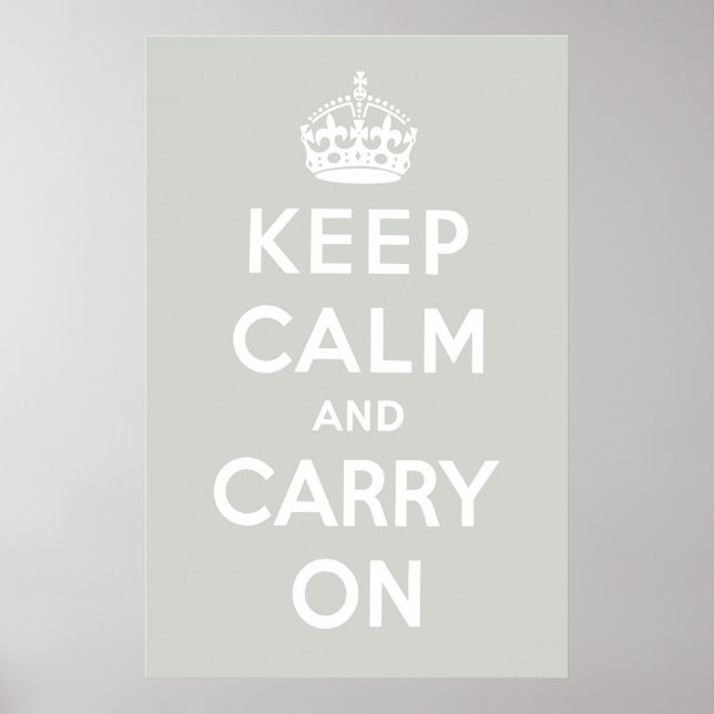 Platinum Grått Poster (Framsidan)