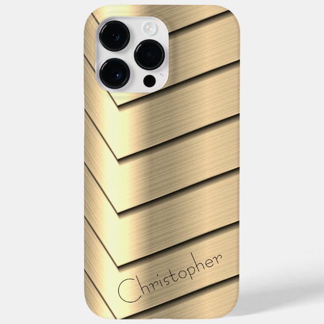 Platinum Guld Stainless Steel Skriv ut (Baksida)