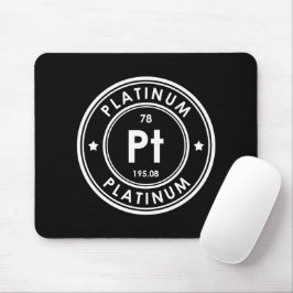 Platinum Inslag Black Mouse Pad Musmatta