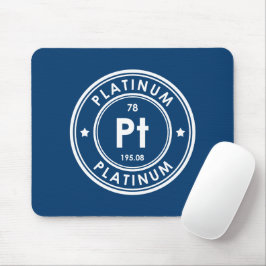 Platinum Inslag Blue Mouse Pad Musmatta