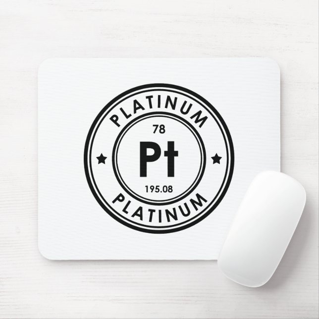 Platinum Inslag Mouse Pad Musmatta (Med mus)