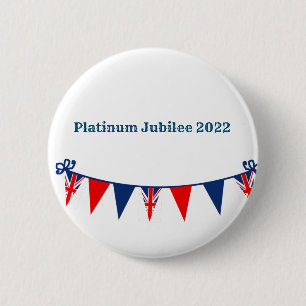 Platinum Jubilee 2022 Button Knapp