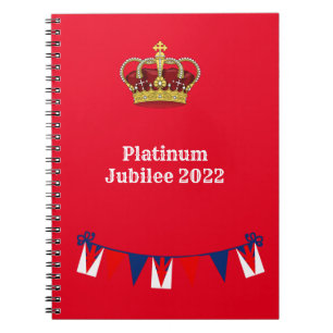 Platinum Jubilee 2022 Firande Anteckningsbok