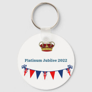 Platinum Jubilee 2022 Firande Keychain Nyckelring