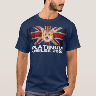 Platinum Jubilee Cute Corgi 70-årsdagen T Shirt
