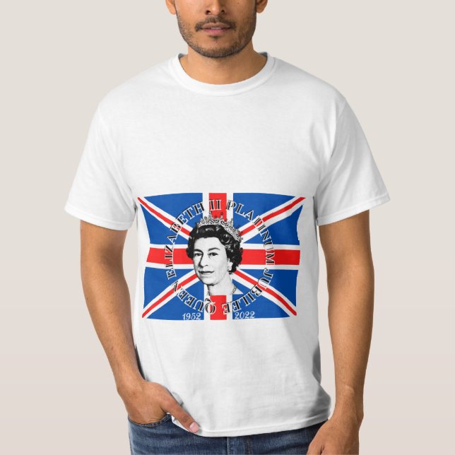 Platinum Jubilee - Queen Elizabeth II - T-shirt (Framsida)