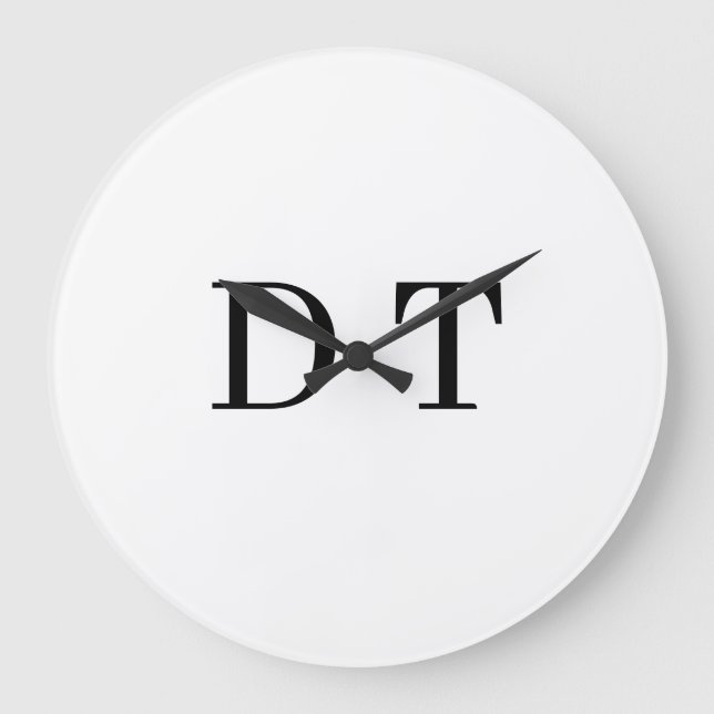 Platinum Mirror Engrave – Ultra‑Clean Luxury  Stor Klocka (Framsida)