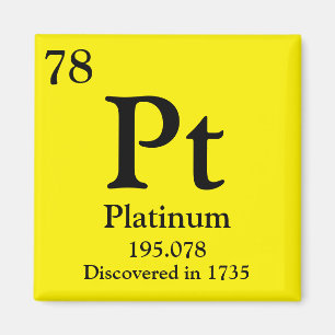 Platinum Periodic Bord Magnet