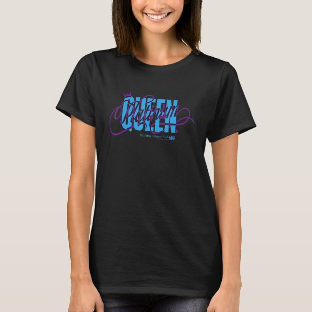 Platinum Queen Lilac Platinum Jubilee T Shirt (Framsida)