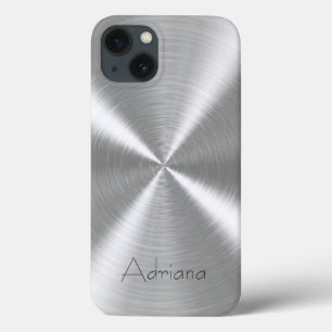 Platinum Silver Stainless Steel Metallic
