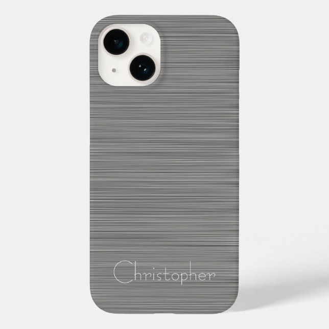 Platinum Silver Stainless Steel Skriv ut (Baksida)