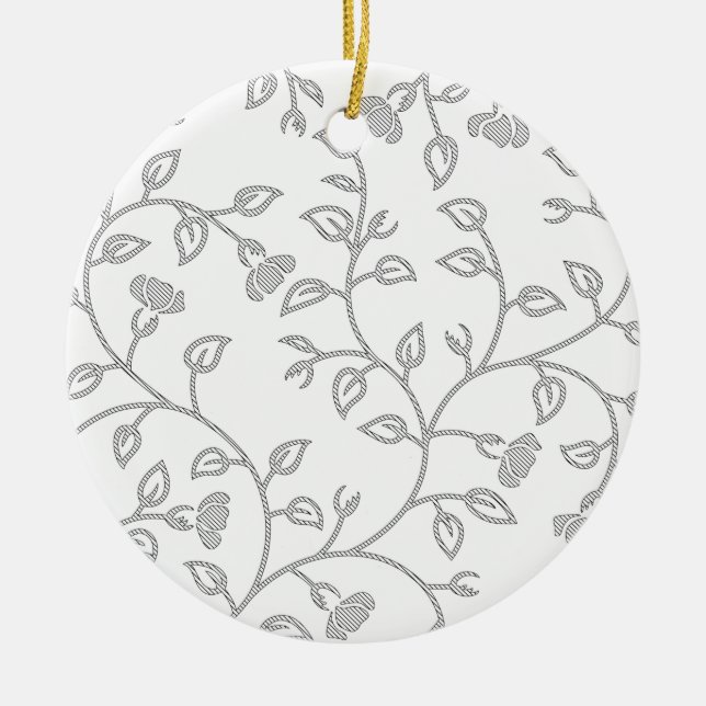 Platinum, Snö Drift, dekorativ utformning av stjär Julgransprydnad Keramik (Framsidan)