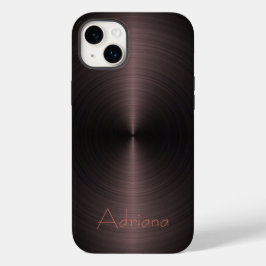 Platinumbrons och svart rostfritt stål Metallisk