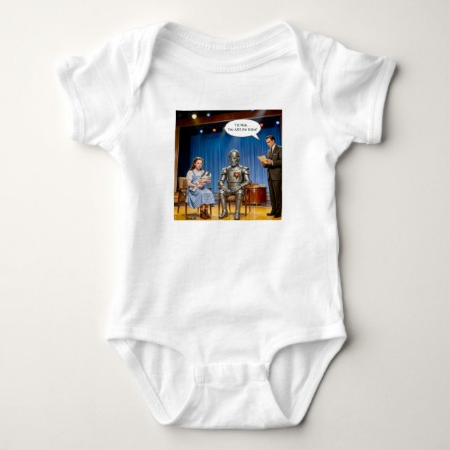Plåtman du är fadern  t shirt (Framsida)