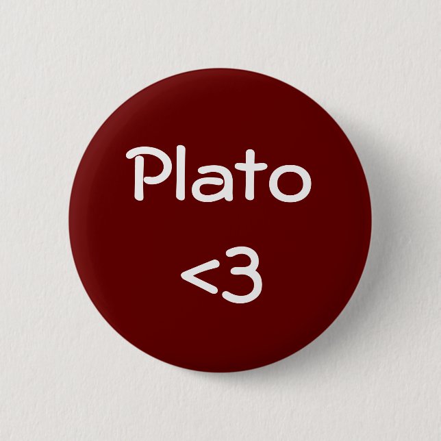 Plato <3 knapp (Framsida)