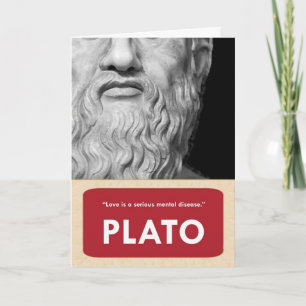 Plato Anti-Valentine Day Card Helgkort