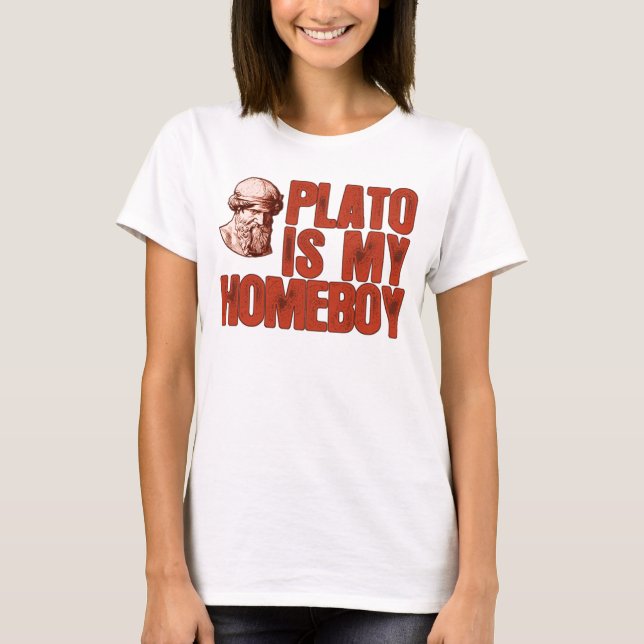 Plato är min Homeboy Tee (Framsida)