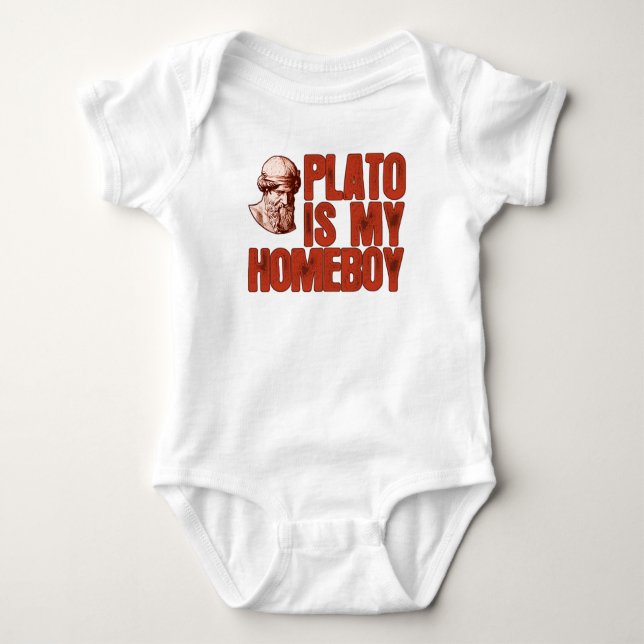 Plato är min Homeboy Tee Shirt (Framsida)
