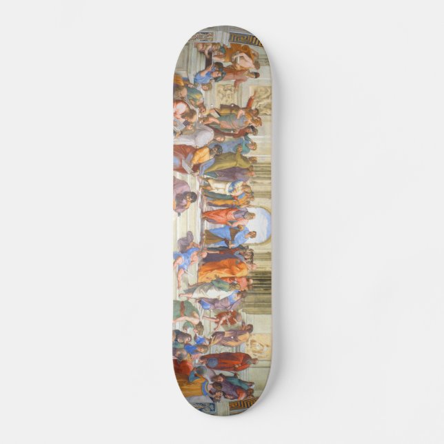 Plato & Aristotle Skateboard (Framsida)