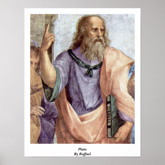 Plato av Raffael Poster (Framsidan)