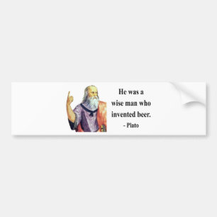Plato citationstecken 3b bildekal