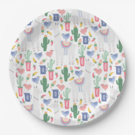 Plato de papel de la colección Oh, Llama Llama