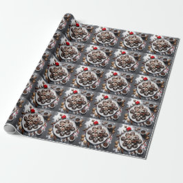 Plato de papel navidad 1 - 001 presentpapper