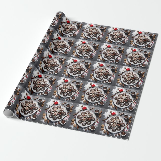 Plato de papel navidad 1 - 001 presentpapper (Utrullad)