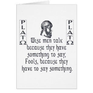Plato Hälsningskort