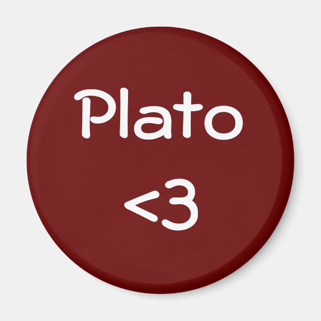 Plato kärlek magnet (Framsidan)
