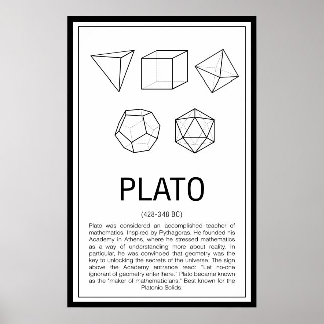 Plato Poster (Framsidan)