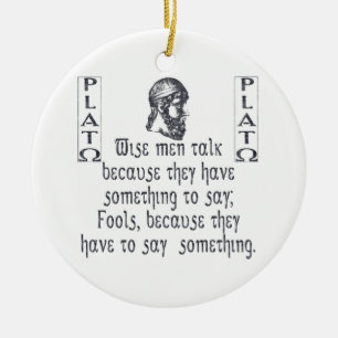 Plato prydnad julgransprydnad keramik
