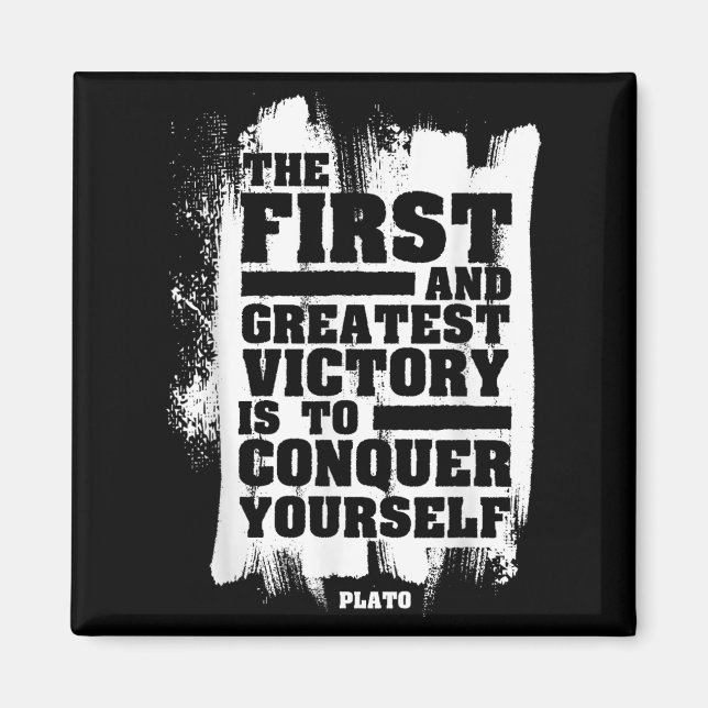 Plato Stoic Mindfulness Citote Stoicism Philosophy Magnet (Framsidan)