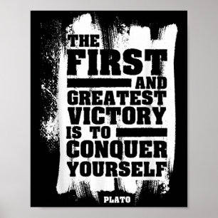 Plato Stoic Mindfulness Citote Stoicism Philosophy Poster
