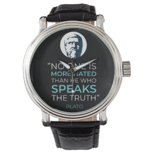 Plato Truth Philosophy-citat Armbandsur