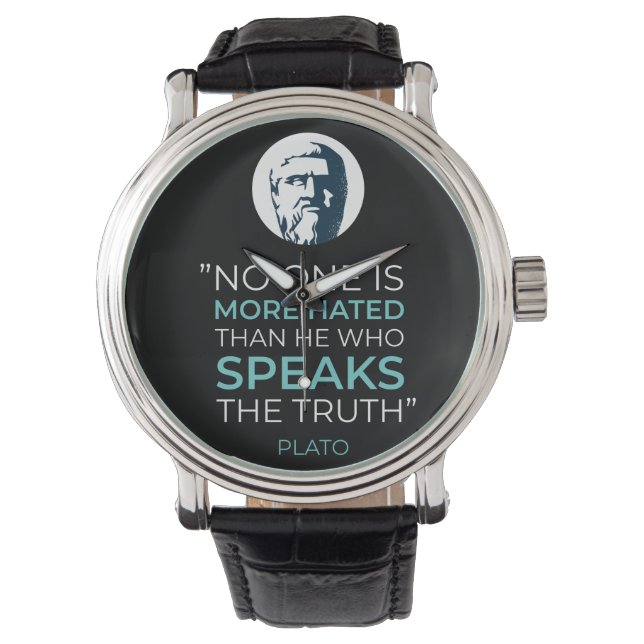 Plato Truth Philosophy-citat Armbandsur (Framsida)