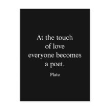 Platocitat; pekfingret på Kärlek