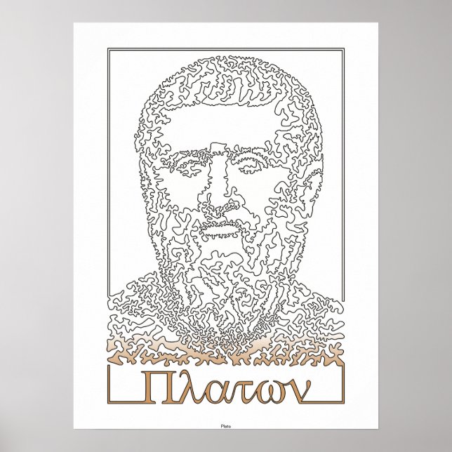 Platon. Grekisk filosof [014] Poster (Framsidan)