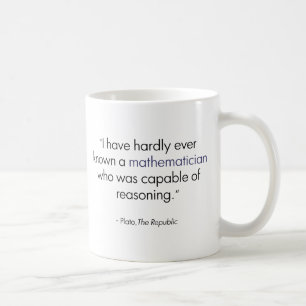 Platon på matematiker kaffemugg