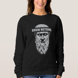 Platon Sokrates Aristoteles Vet Inget Delfi Fil T Shirt