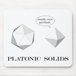 Platonisk heltäckandemousepad musmatta