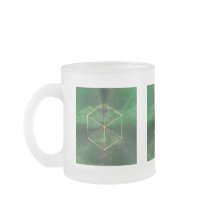 Platonisk kubkonst för sakral geometri