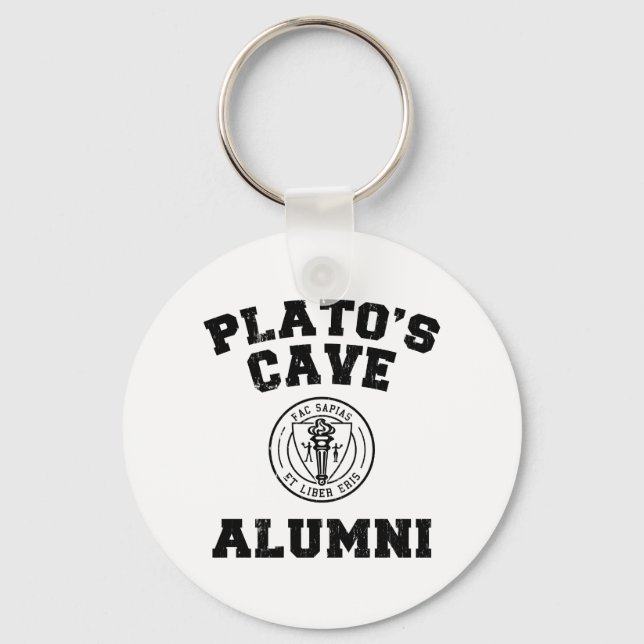 Platos Cave Alumni Keychain Nyckelring (Framsida)