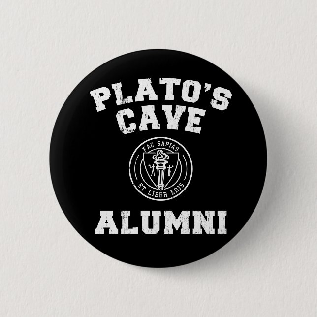 Platos Cave Alumni-knapp Knapp (Framsida)