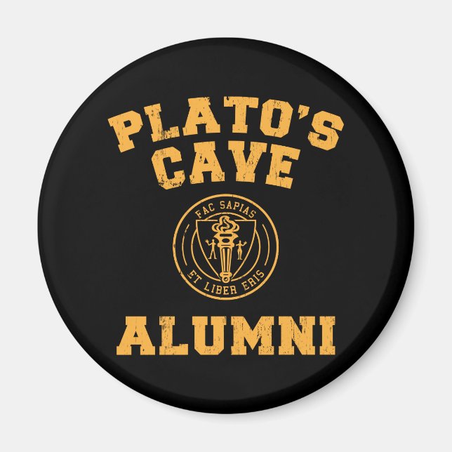 Platos Cave Alumni Magnet (Framsidan)