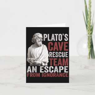 Platos Cave Rädding Team - antikens grekiska filos Kort