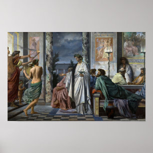 Platos symposium av Anselm Feuerbach Poster