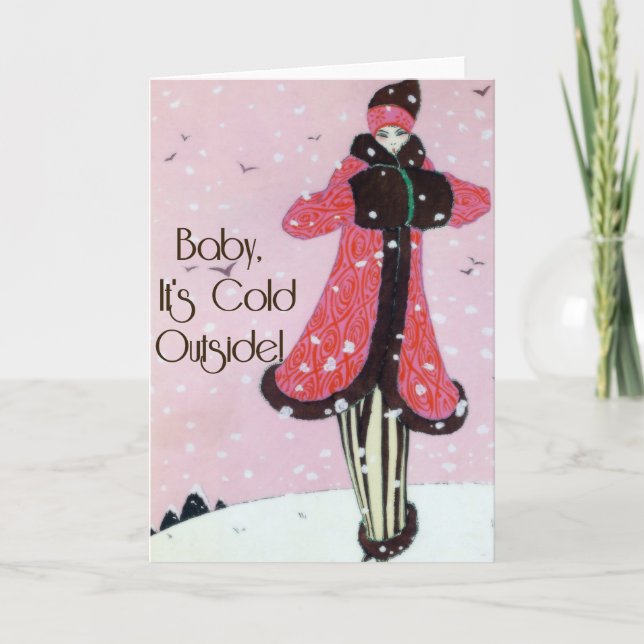 Plats 1913 för art décovintermode helgkort (Framsida)